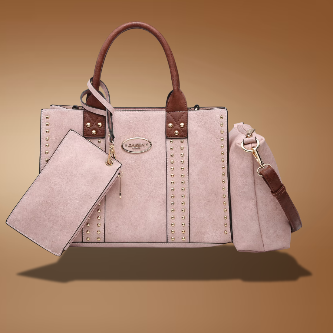 3-Piece Women’s Handbag Set – Tote, Shoulder Bag & Hobo Satchel Work Purse