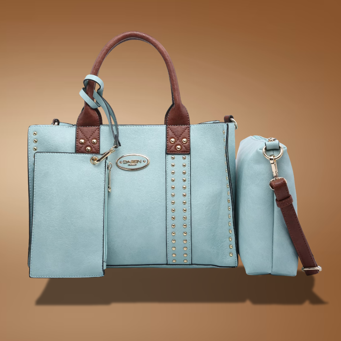 3-Piece Women’s Handbag Set – Tote, Shoulder Bag & Hobo Satchel Work Purse