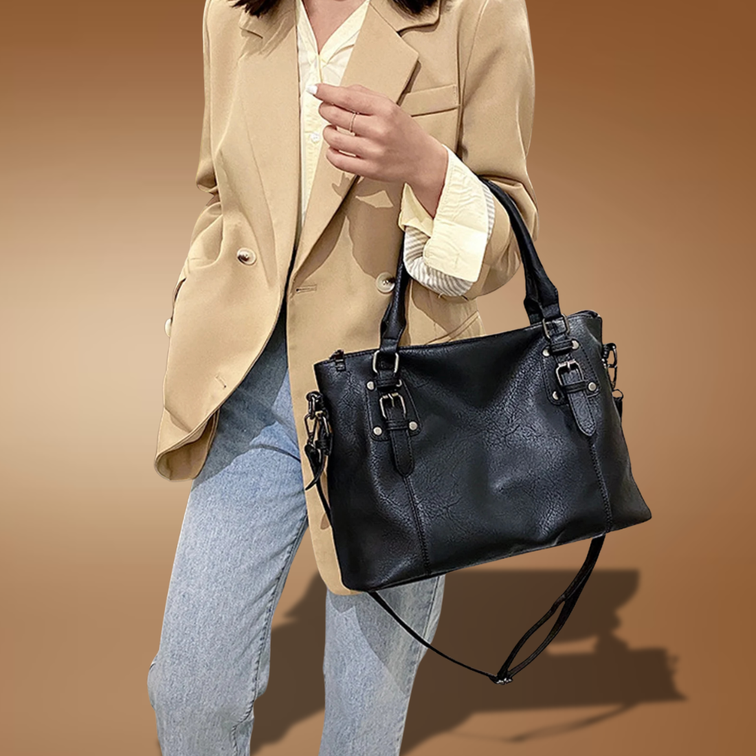 Women’s Hobo Bag – Leather Shoulder Handbag & Crossbody Purse