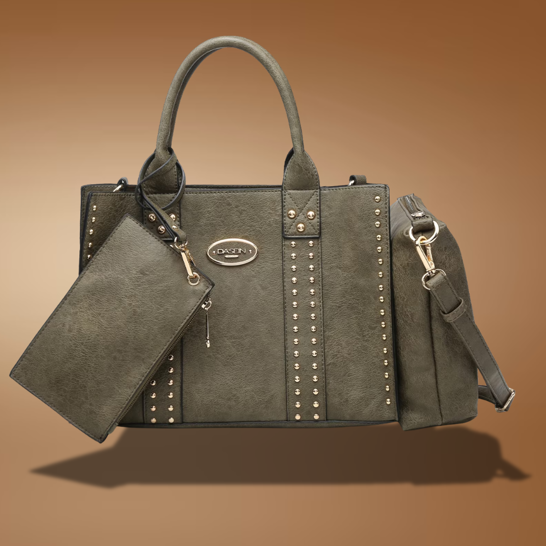 3-Piece Women’s Handbag Set – Tote, Shoulder Bag & Hobo Satchel Work Purse