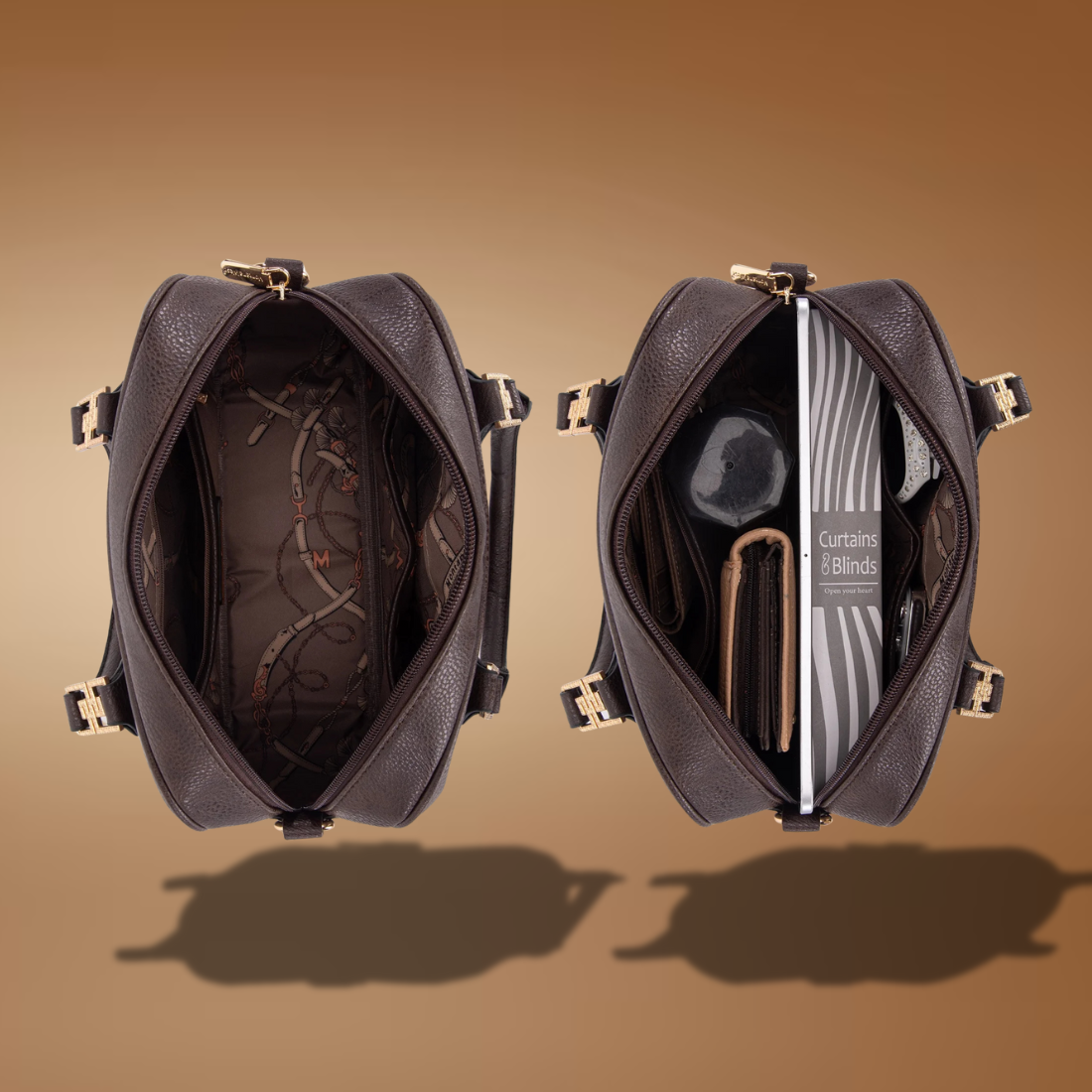 Small Top-Handle Crossbody Satchel – Women’s Barrel Handbag