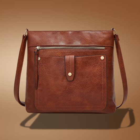 Vegan Leather Hobo Bag for Women – Crossbody Purse with Side Pockets & Adjustable Strap