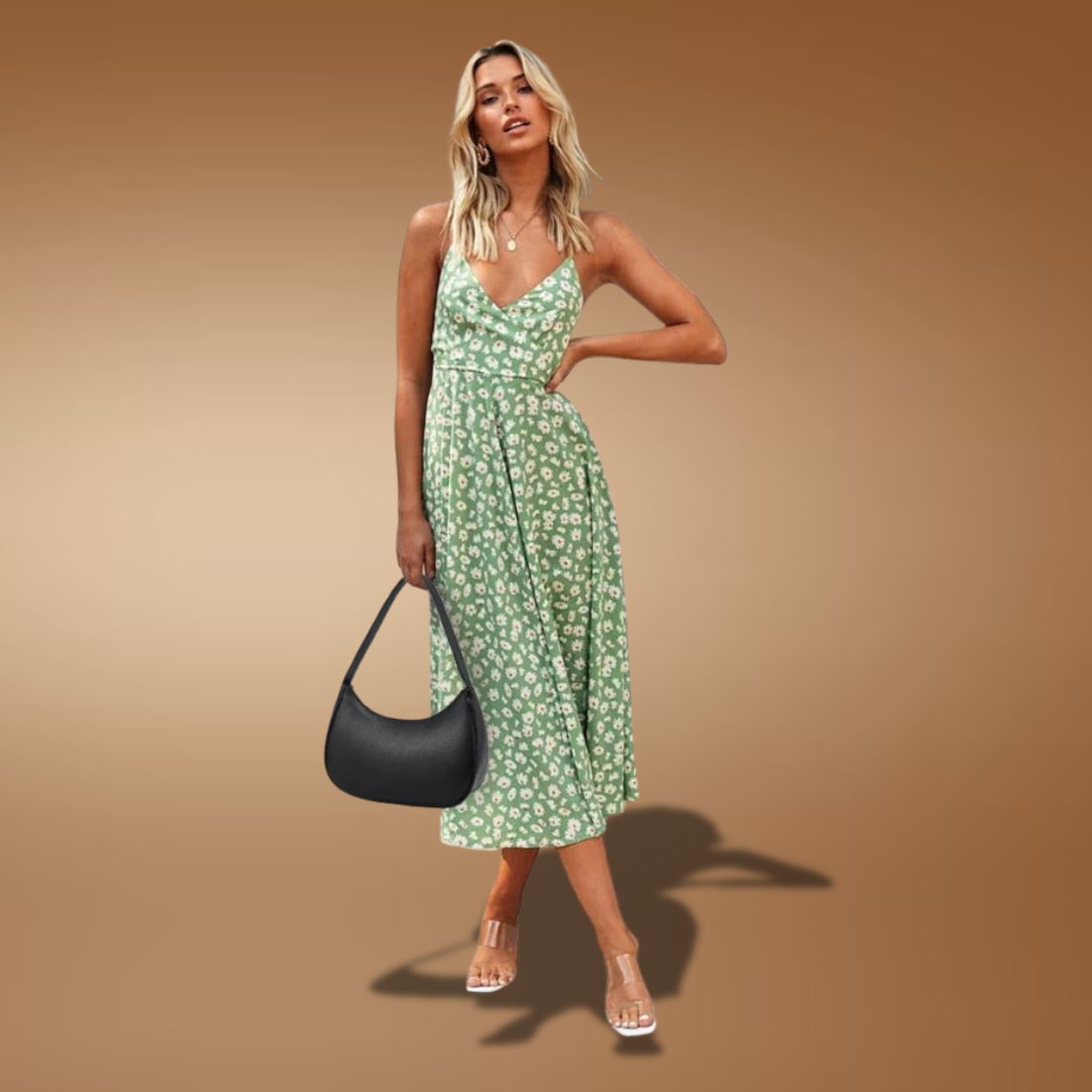 Crescent Shoulder Bag for Women – Small Retro Classic Purse