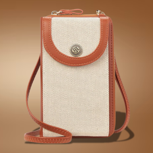 Small Vegan Leather Cell Phone Crossbody – Women’s Wallet Purse with Card Holder