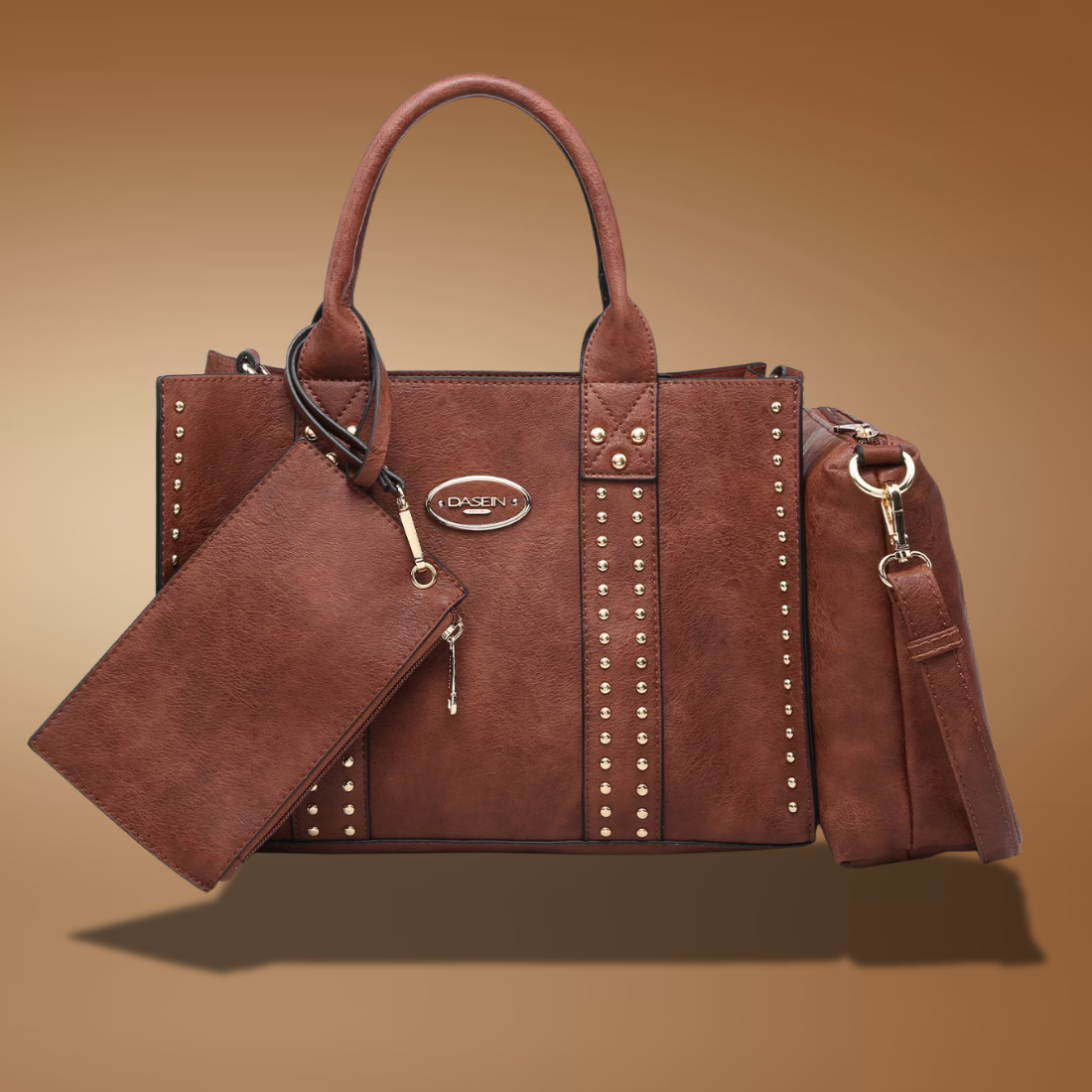 3-Piece Women’s Handbag Set – Tote, Shoulder Bag & Hobo Satchel Work Purse