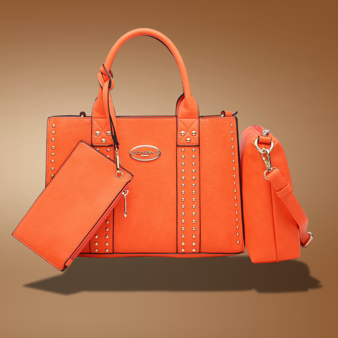 3-Piece Women’s Handbag Set – Tote, Shoulder Bag & Hobo Satchel Work Purse