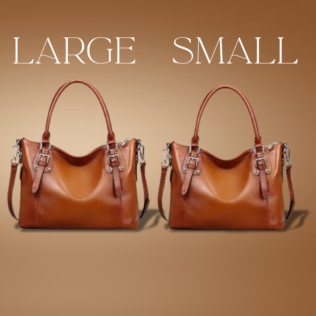 Genuine Leather Handbag for Women – Tote, Satchel & Shoulder/Crossbody Purse