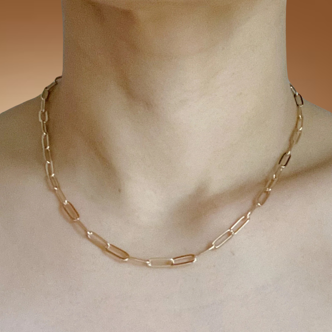 Dainty Link Chain Necklace – Minimalist Gold Layering Piece