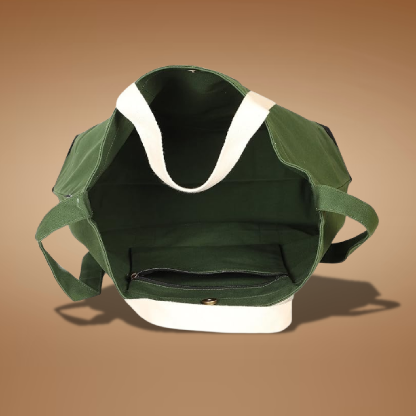 XL Canvas Tote with Adjustable Crossbody Straps