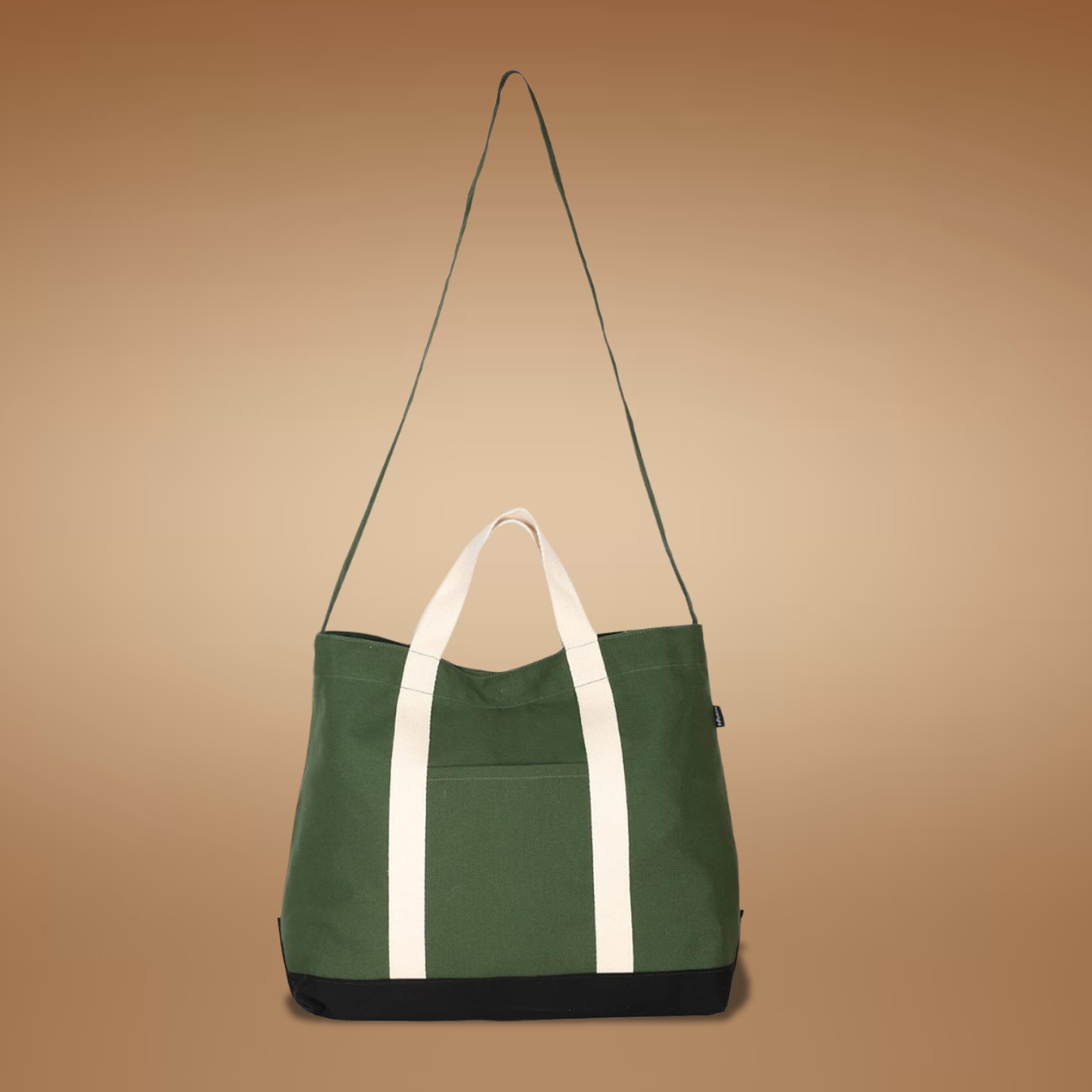 XL Canvas Tote with Adjustable Crossbody Straps